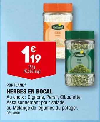 ALDI Portland herbes en bocal offre