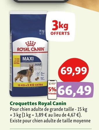 Maxi Zoo Royal canin croquettes royal canin offre