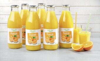 Pur jus d'orange du brésil