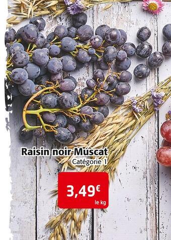 Colruyt Raisin noir muscat offre