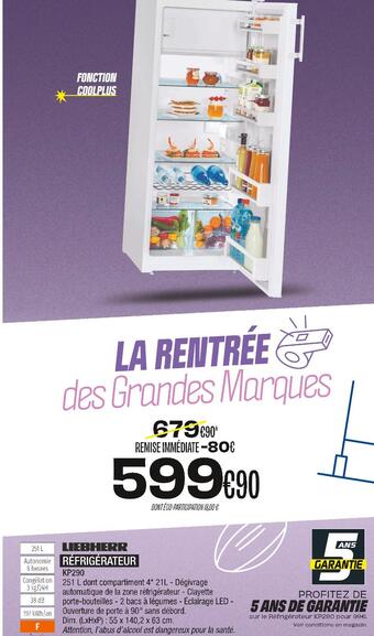 Liebherr réfrigérateur