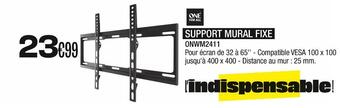 One for all support mural fixe