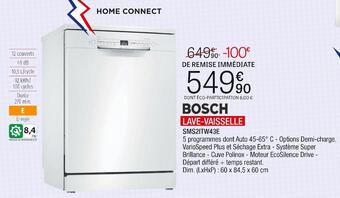 Extra Bosch lave-vaisselle offre