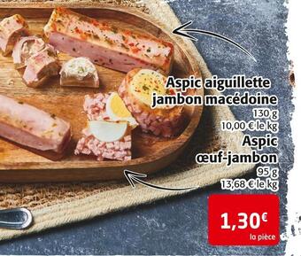 Colruyt Aspic aiguillette jambon macédoine offre