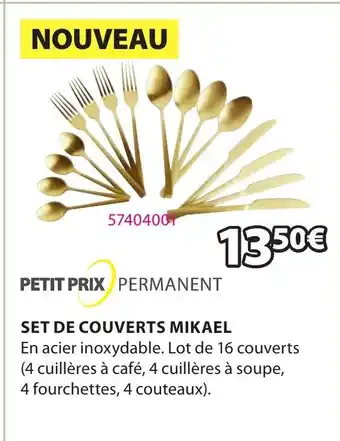 JYSK Set de couverts mikael offre
