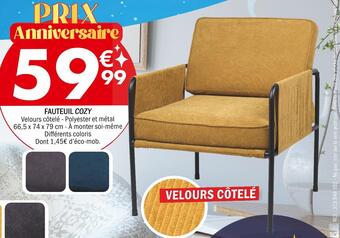 La Foir'Fouille Fauteuil cozycôtelé offre