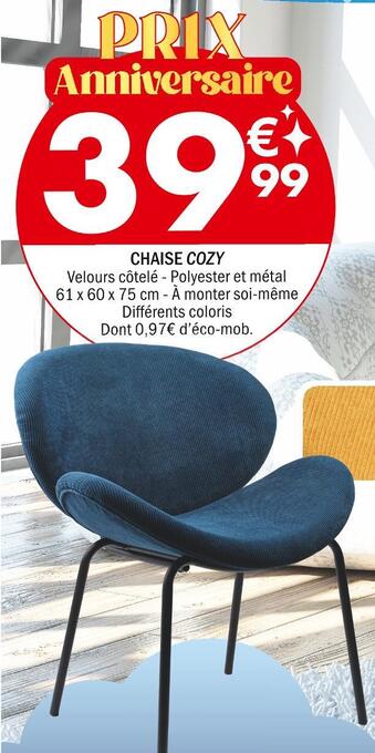 La Foir'Fouille Chaise cozy offre