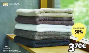 JYSK Serviette de toilette nora offre
