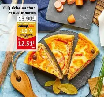 Colruyt Quiche au thon et aux tomates offre