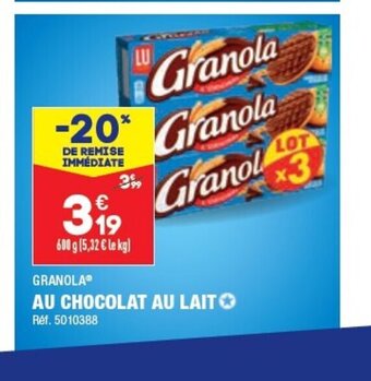 ALDI AU CHOCOLAT AU LAIT offre