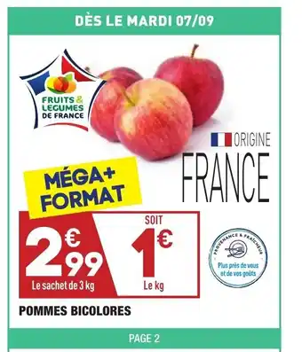ALDI Pommes bicolores offre
