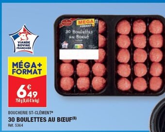ALDI 30 BOULETTES AU BŒUF (B) offre