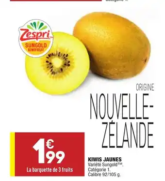 ALDI Kiwis jaunes offre