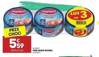 ALDI Thon entier naturel offre