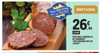 E.Leclerc VÉRITABLE ANDOUILLE DE GUÉMÉNÉ(3) offre