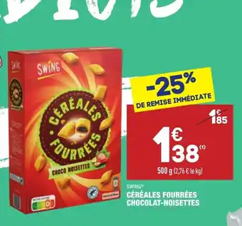 ALDI Céréales fourrées chocolat-noisettes offre