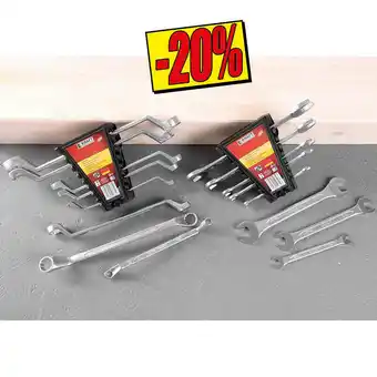 Norma Lot de 8 clés plates ou à œil offre