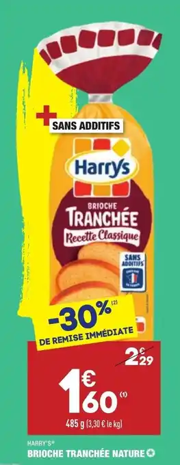 ALDI Brioche tranchée Nature offre