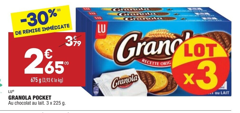 Promo Granola Pocket Chez Aldi