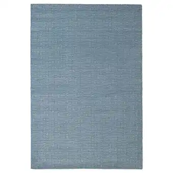IKEA Langsted tapis, poils ras, bleu clair, 133x195 cm offre