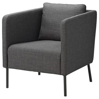 IKEA Ekerö fauteuil, skiftebo gris foncé offre