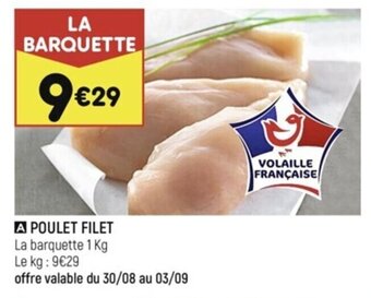 Leader Price POULET FILET offre