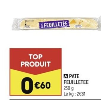 Leader Price PATE FEUILLETEE offre
