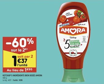 KETCHUP 5 INGRĂDIENTS BIEN DOSĂS AMORA