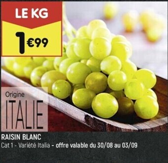 Leader Price RAISIN BLANC offre
