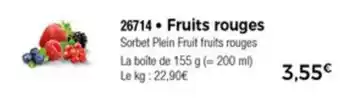 Fruits rouges