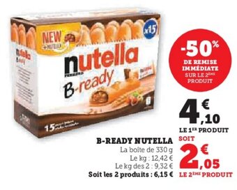 U Express B-READY NUTELLA offre