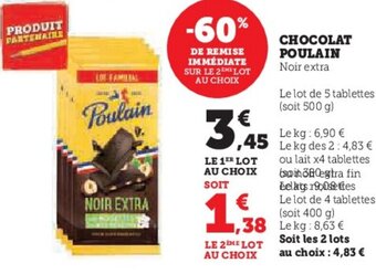 U Express CHOCOLAT POULAIN offre