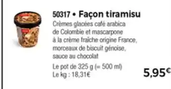 Thiriet Façon tiramisu offre