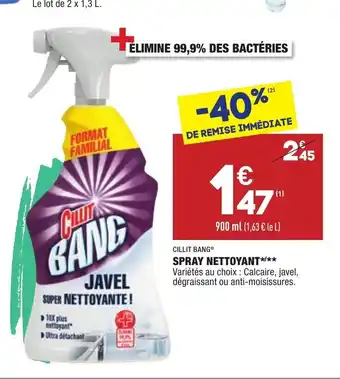 Spray nettoyant
