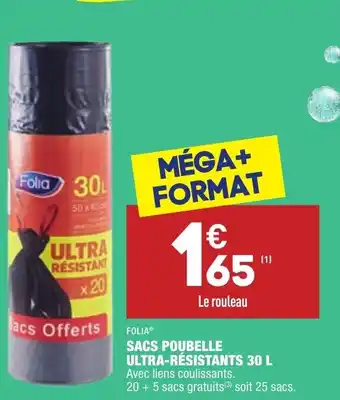 ALDI Sacs poubelle ultra-Résistants 30 L offre