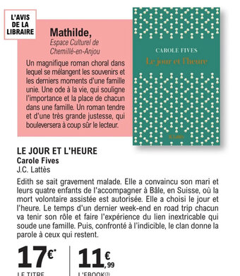 E.Leclerc LE JOUR ET L'HEURE offre