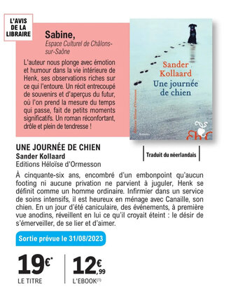 E.Leclerc UNE JOURNÉE DE CHIEN offre