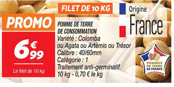 Netto POMME DE TERRE DE CONSOMMATION offre