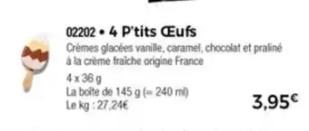 Thiriet 4 P'tits Œufs offre