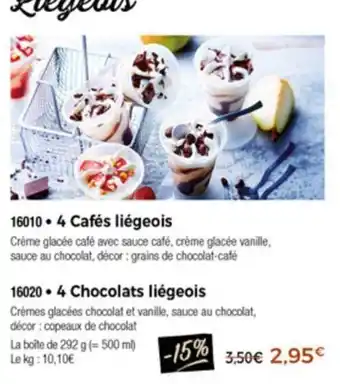 4 Cafés liégeois