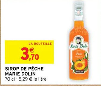 Intermarché SIROP DE PÊCHE MARIE DOLIN offre