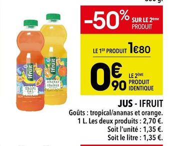 Supeco Ifruit jus offre