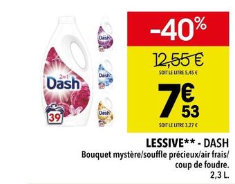 Supeco Dash lessive** offre