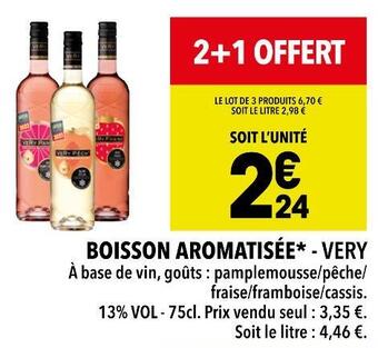Supeco Very boisson aromatisée offre