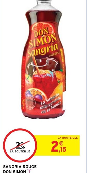 Intermarché SANGRIA ROUGE DON SIMON T offre