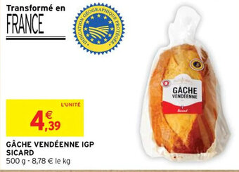 Intermarché GÂCHE VENDÉENNE IGP SICARD offre