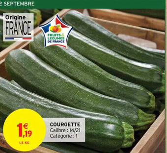 Intermarché COURGETTE offre