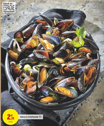 Intermarché MOULE D'ESPAGNE offre