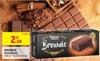 Intermarché BROWNIE DULCESOL offre