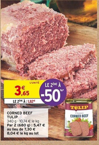 CORNED BEEF TULIP